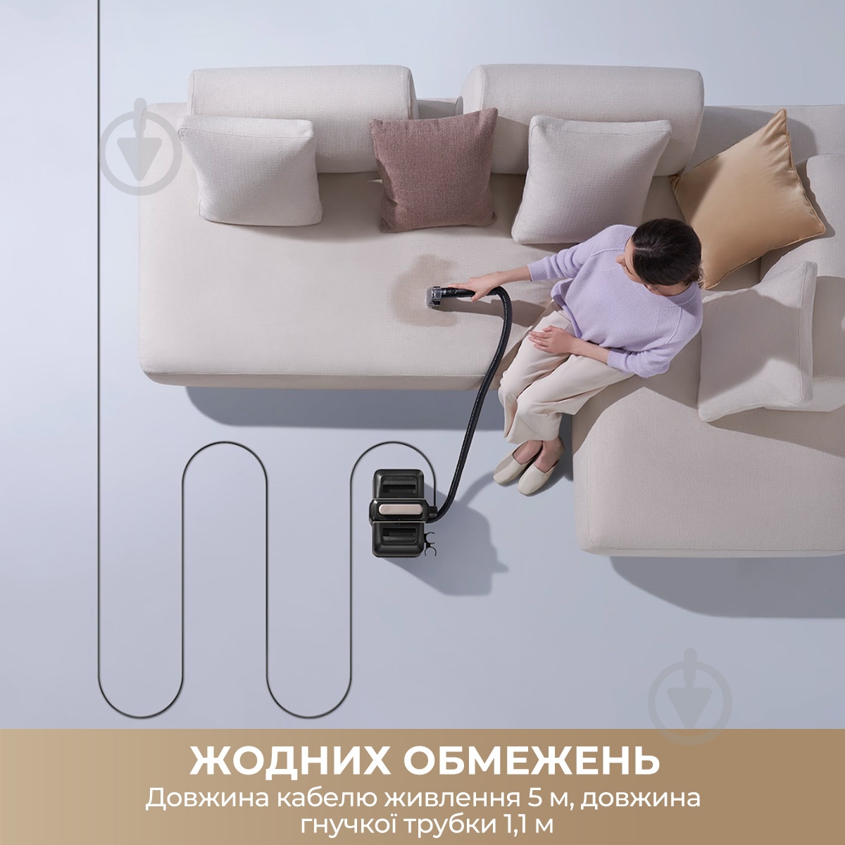 Пилосос миючий DREAME N10 (N10-BL) black - фото 5