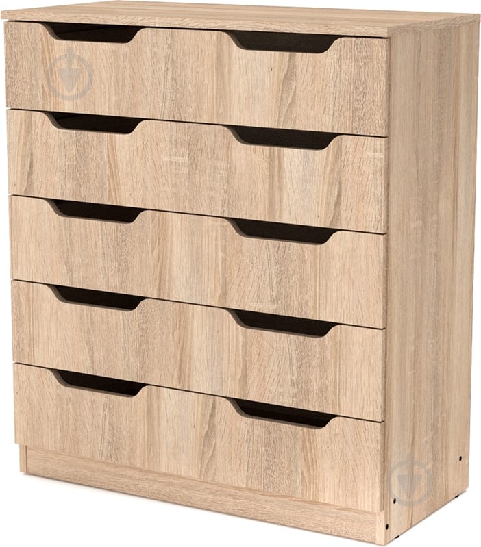 Комод Компанит 5М дуб сонома - фото 1 Комод Компанит 5М дуб сонома - фото 1