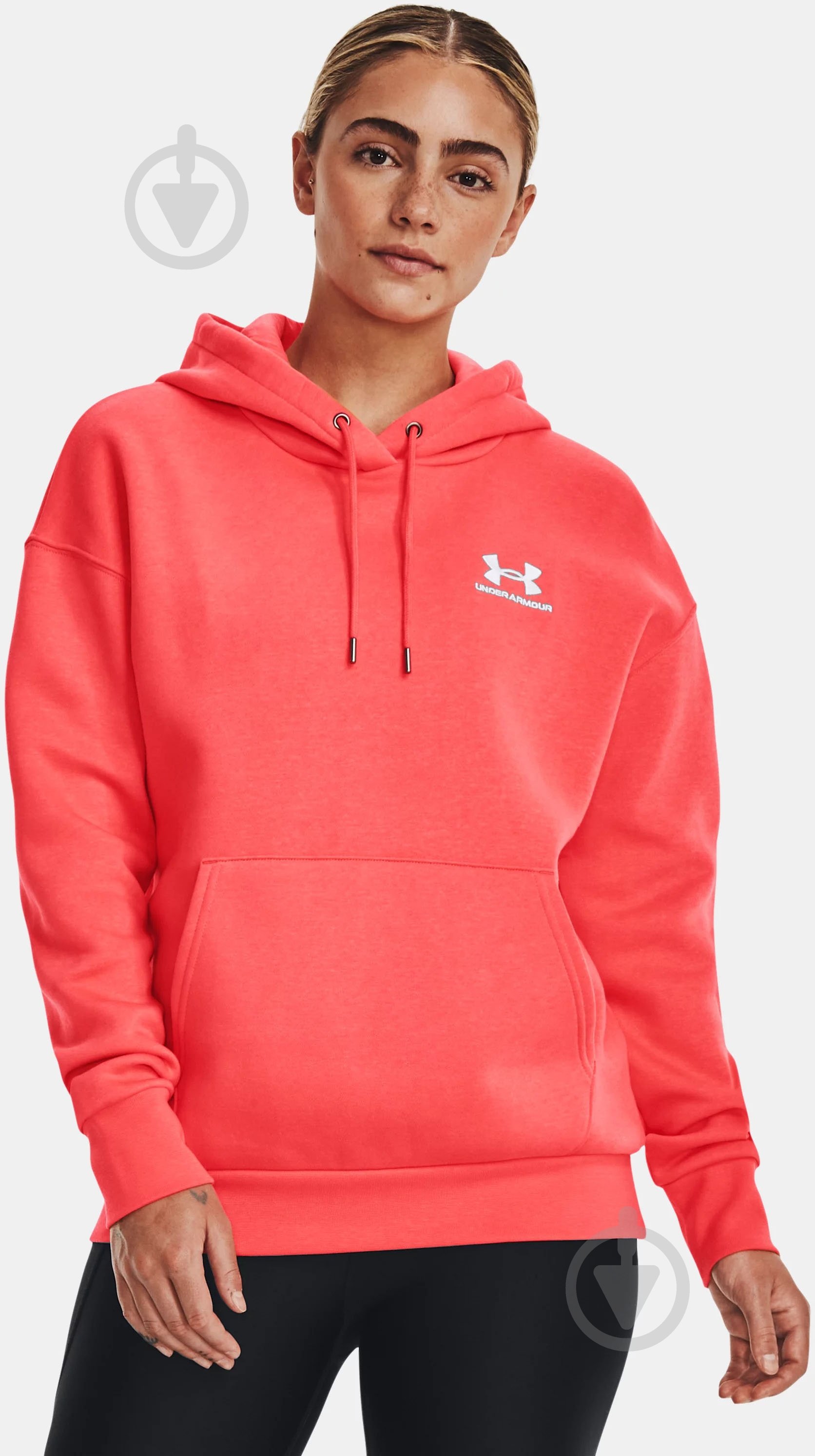 Джемпер Under Armour ESSENTIAL FLEECE HOODIE 1373033-691 р.XS червоний - фото 1