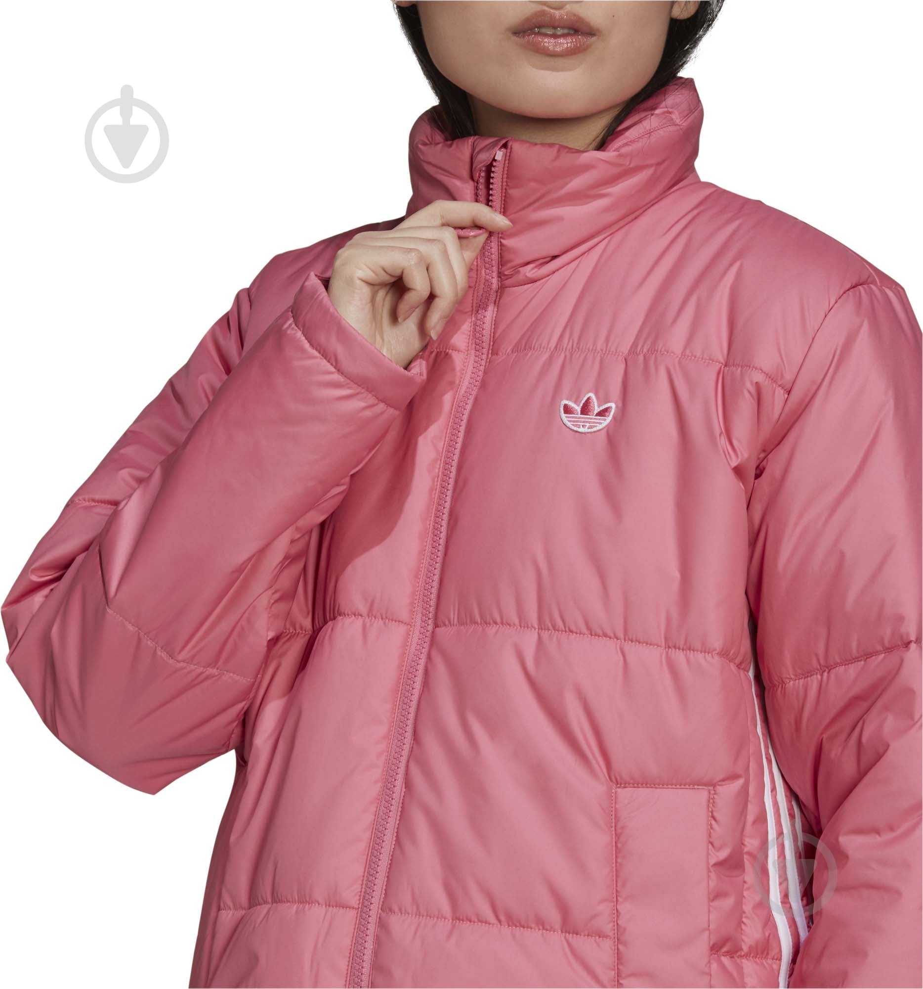 Куртка Adidas SHORT PUFFER H20213 р.M розовая - фото 7