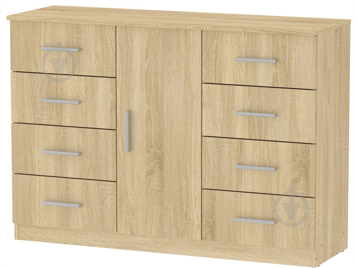 Комод Компаніт 8+1 дуб сонома/дуб сонома - фото 1 Комод Компаніт 8+1 дуб сонома/дуб сонома - фото 1