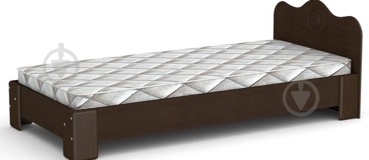 Кровать Компанит 100 МДФ 90x200 см венге - фото 1 Кровать Компанит 100 МДФ 90x200 см венге - фото 1