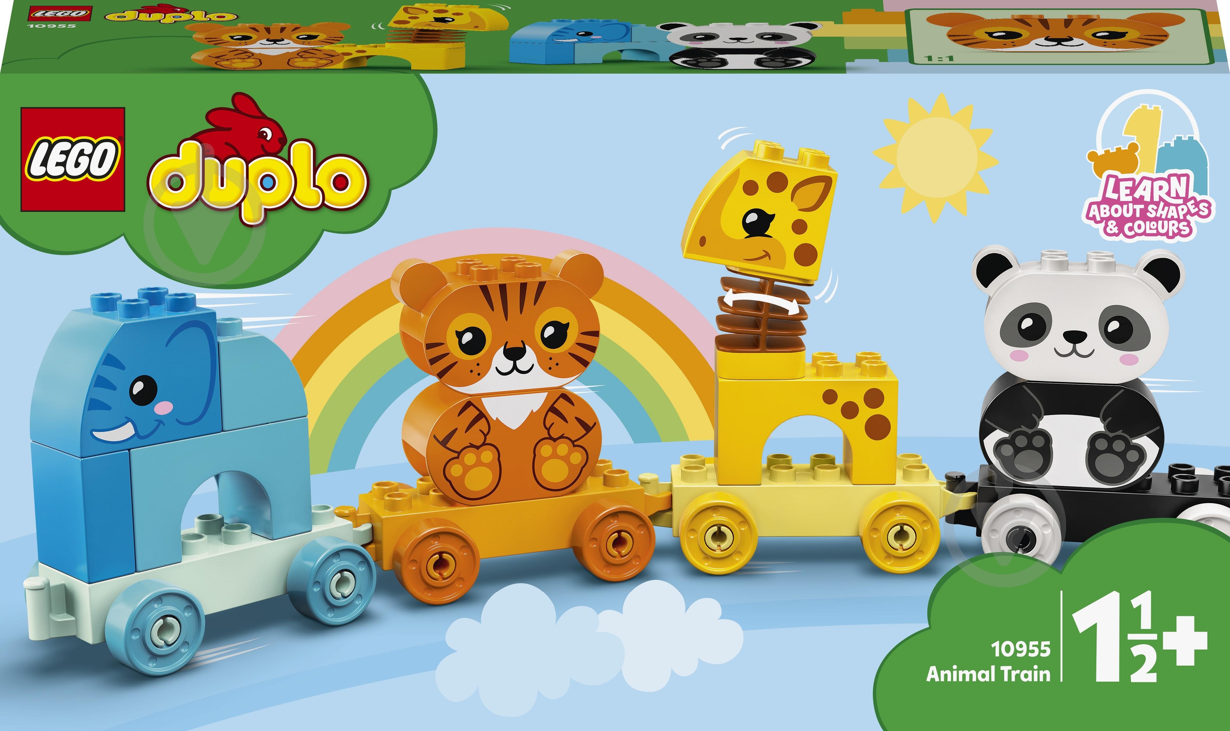 Конструктор LEGO DUPLO Потяг із тваринами 10955 - фото 11 Конструктор LEGO DUPLO Потяг із тваринами 10955 - фото 11