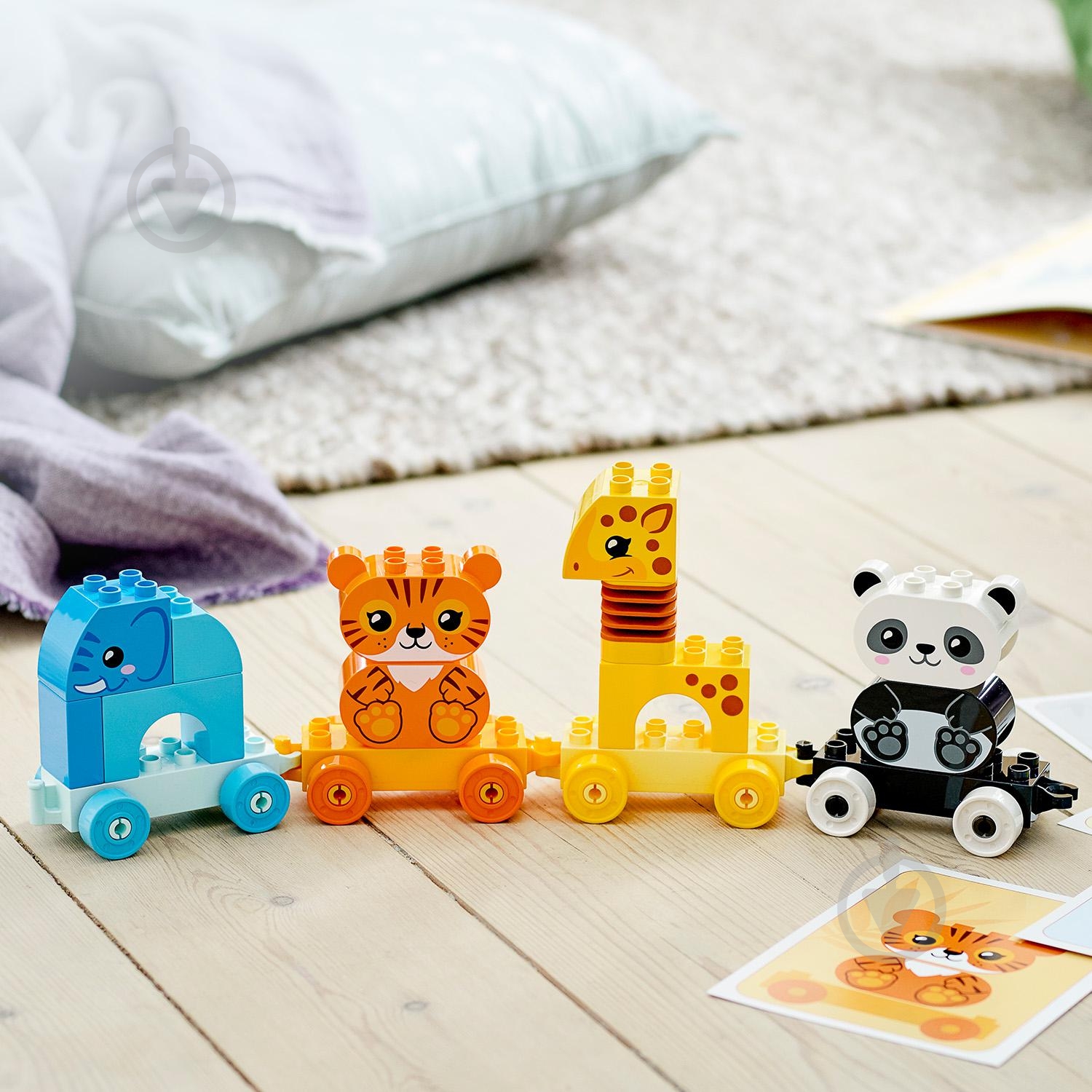 Конструктор LEGO DUPLO Потяг із тваринами 10955 - фото 5 Конструктор LEGO DUPLO Потяг із тваринами 10955 - фото 5