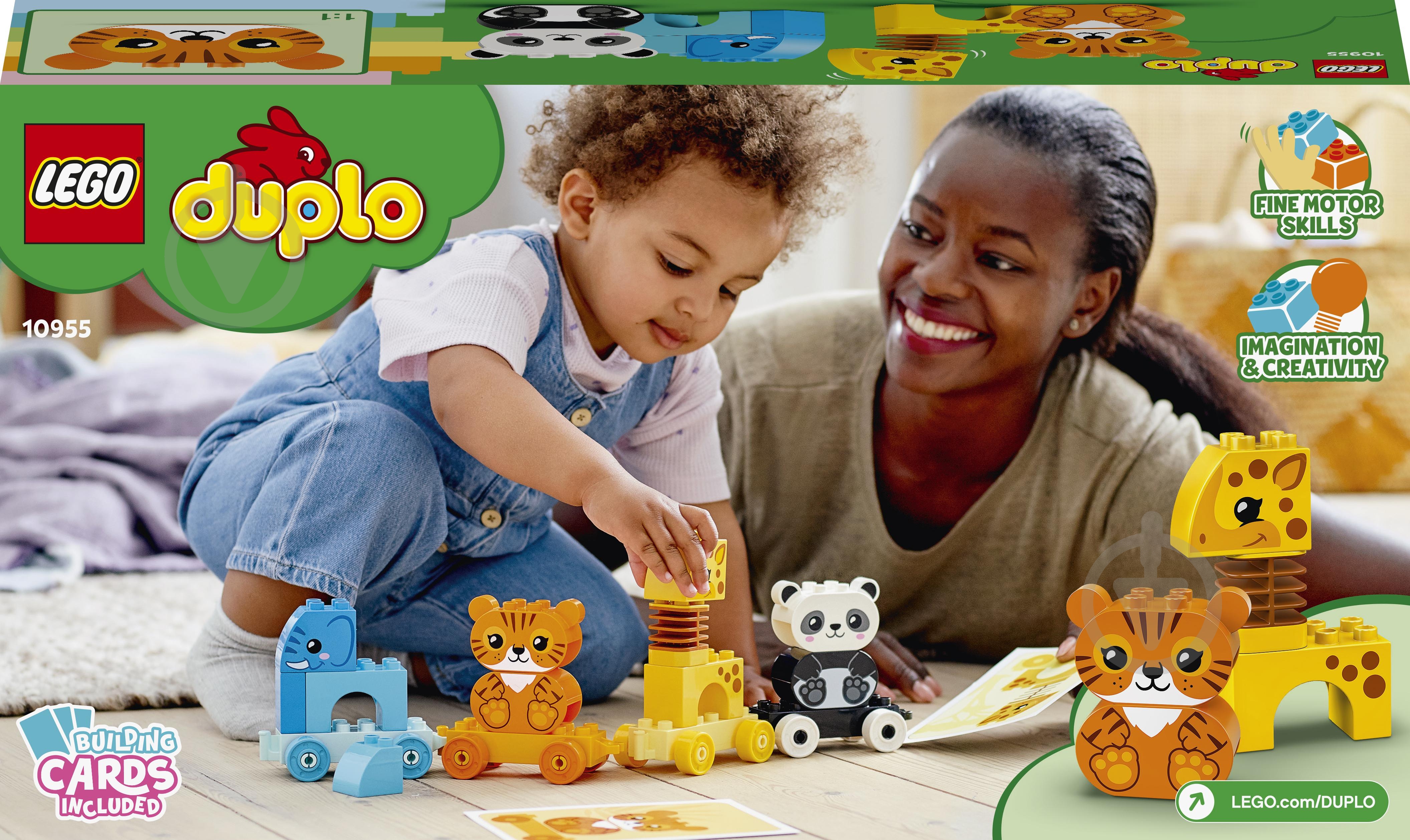 Конструктор LEGO DUPLO Потяг із тваринами 10955 - фото 9 Конструктор LEGO DUPLO Потяг із тваринами 10955 - фото 9