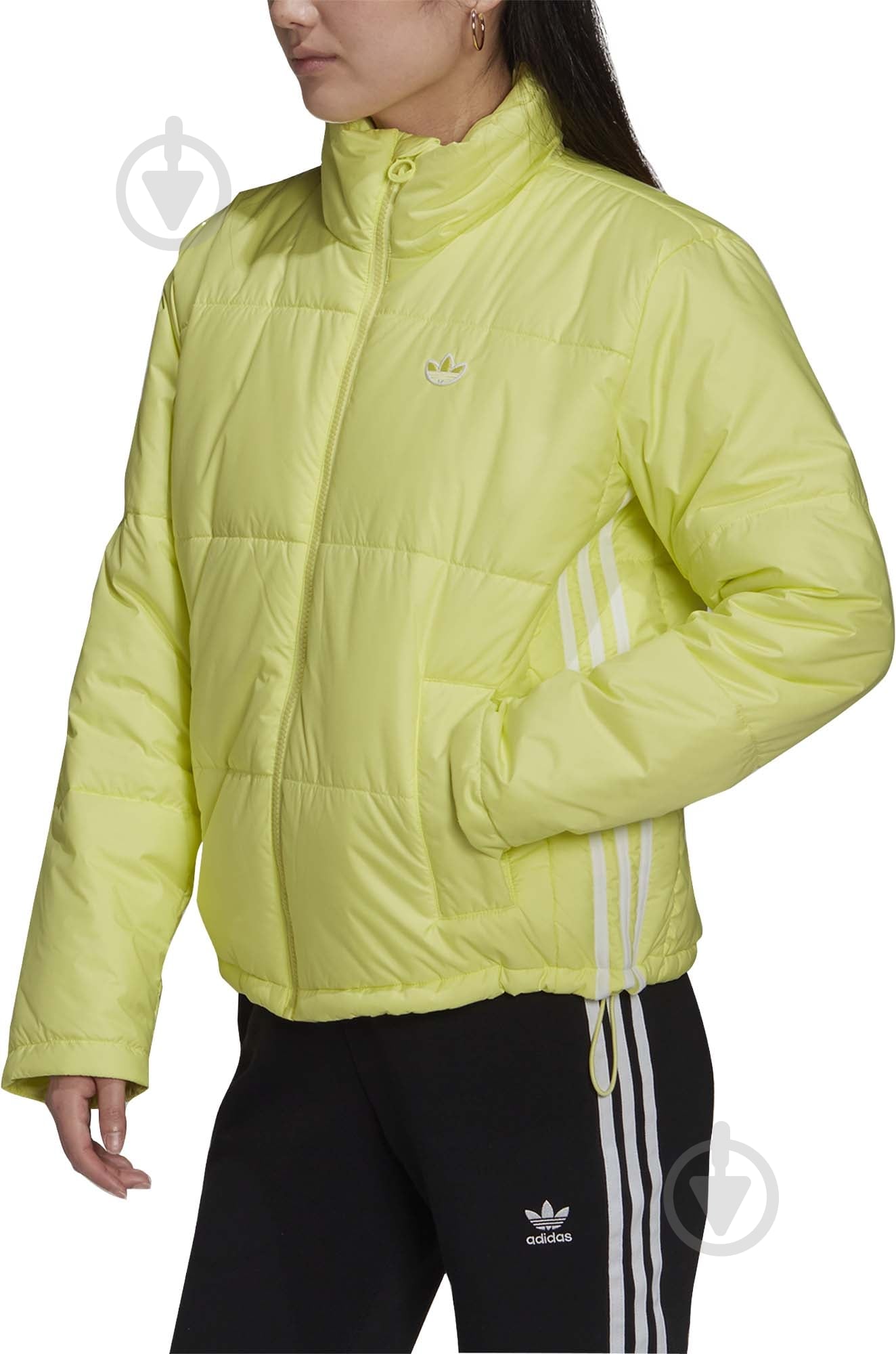ᐉ Куртка Adidas SHORT PUFFER H20214 р.S салатова • Краща ціна в