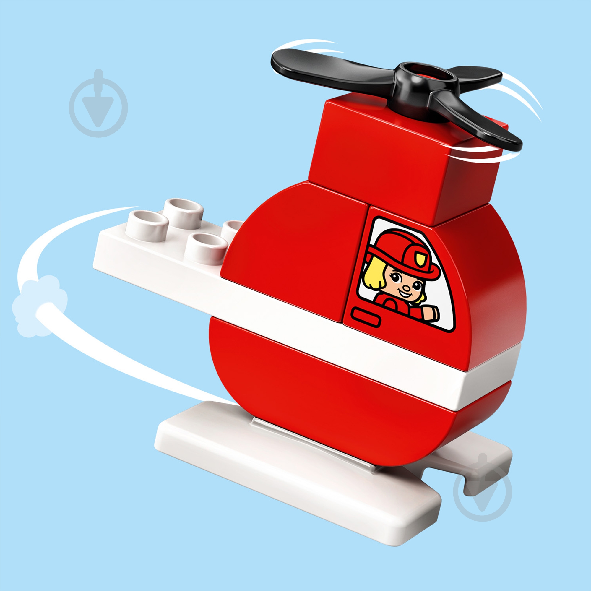 Конструктор LEGO DUPLO Пожежний вертоліт і поліцейська машина 10957 - фото 10