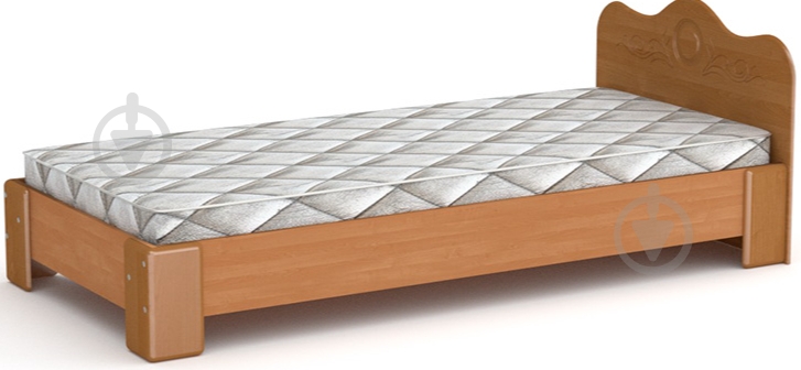 Кровать Компанит 100 МДФ 90x200 см ольха - фото 1 Кровать Компанит 100 МДФ 90x200 см ольха - фото 1