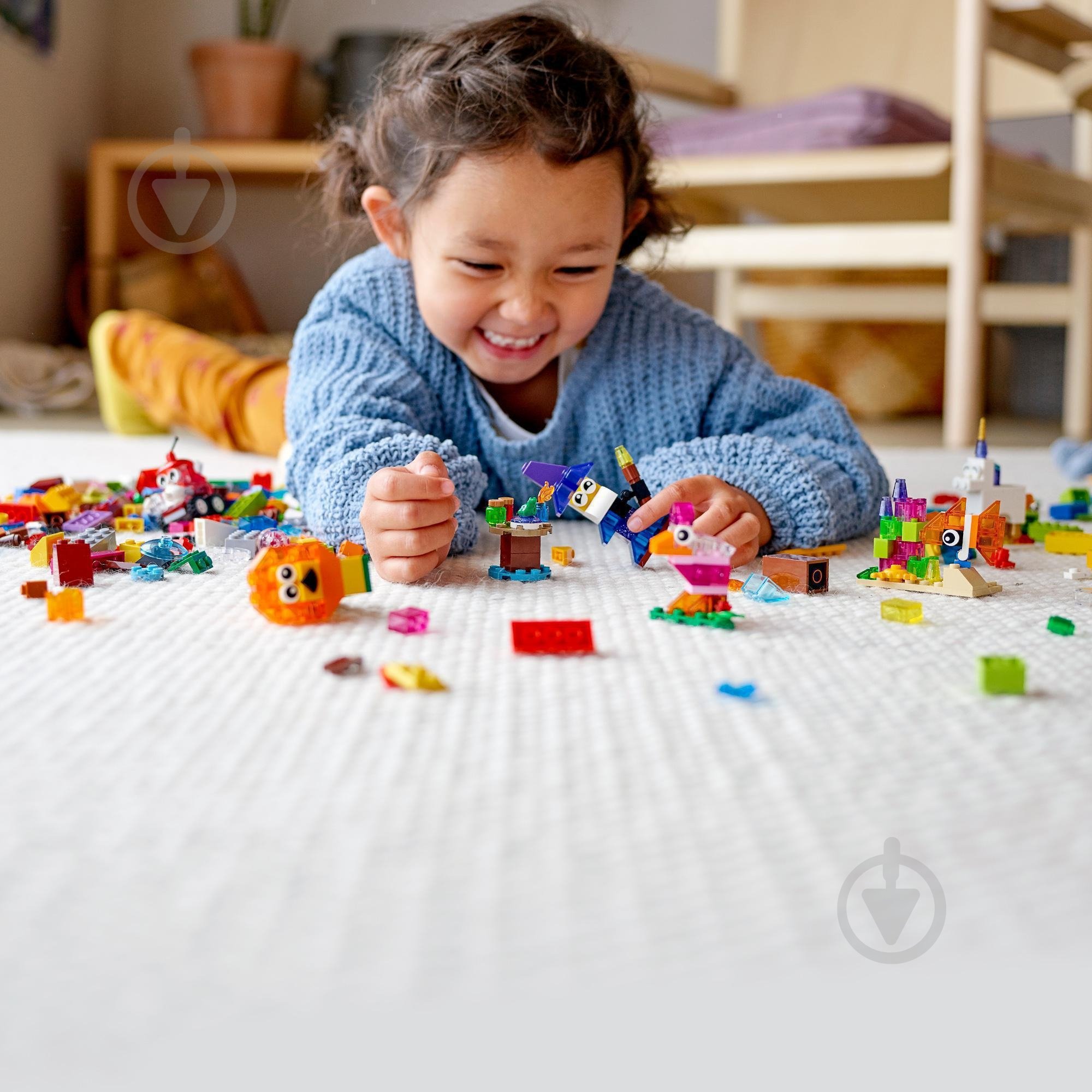 Конструктор LEGO Classic Прозорі кубики для творчості 11013 - фото 8
