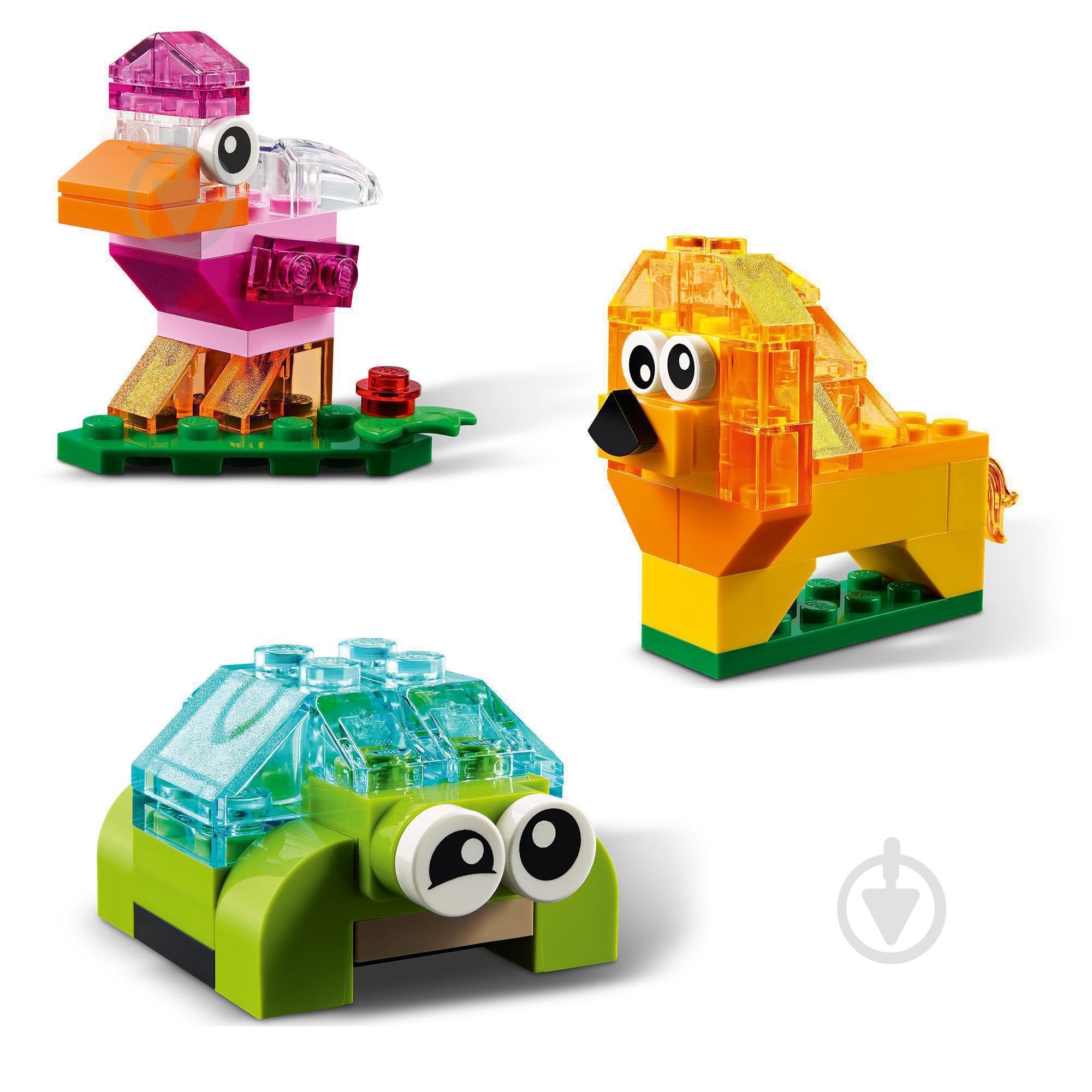 Конструктор LEGO Classic Прозорі кубики для творчості 11013 - фото 4