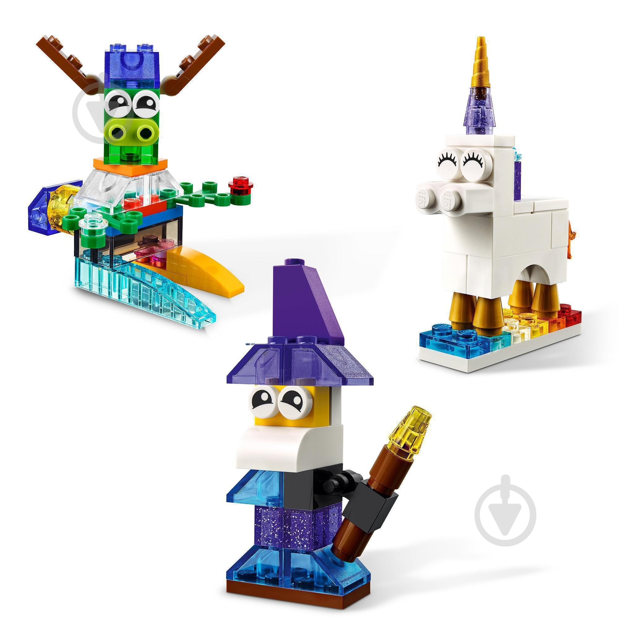 Конструктор LEGO Classic Прозорі кубики для творчості 11013 - фото 5