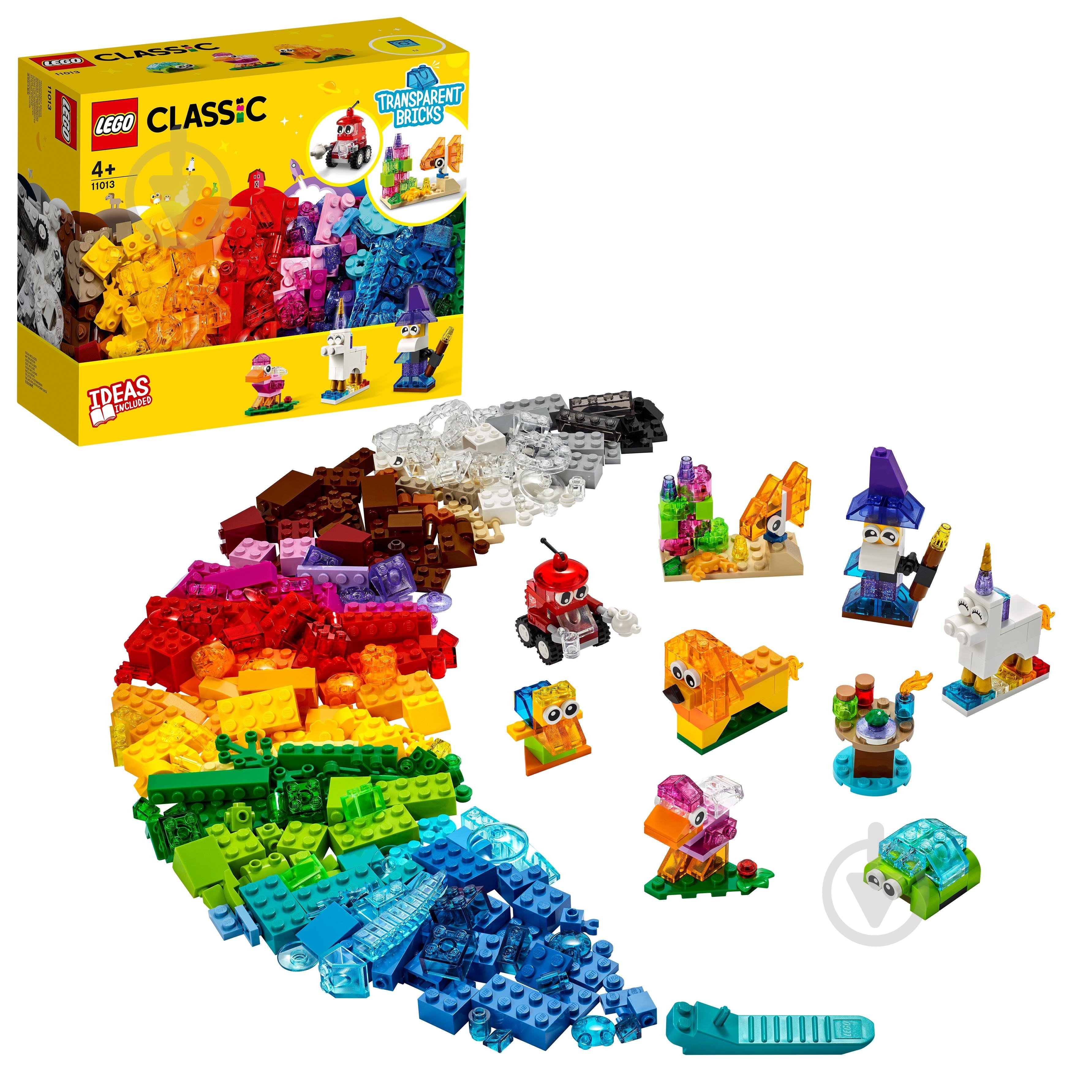 Конструктор LEGO Classic Прозорі кубики для творчості 11013 - фото 13