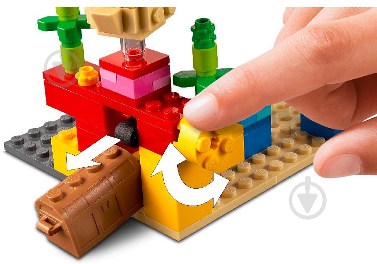 Конструктор LEGO Minecraft Коралловый риф 21164 - фото 4