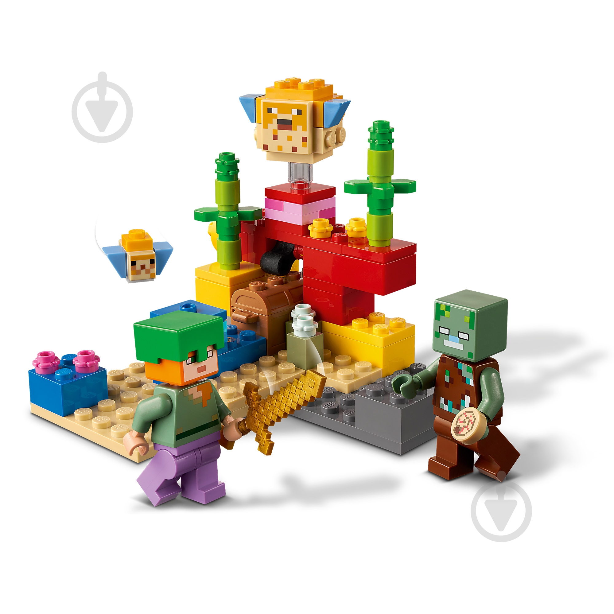 Конструктор LEGO Minecraft Коралловый риф 21164 - фото 2