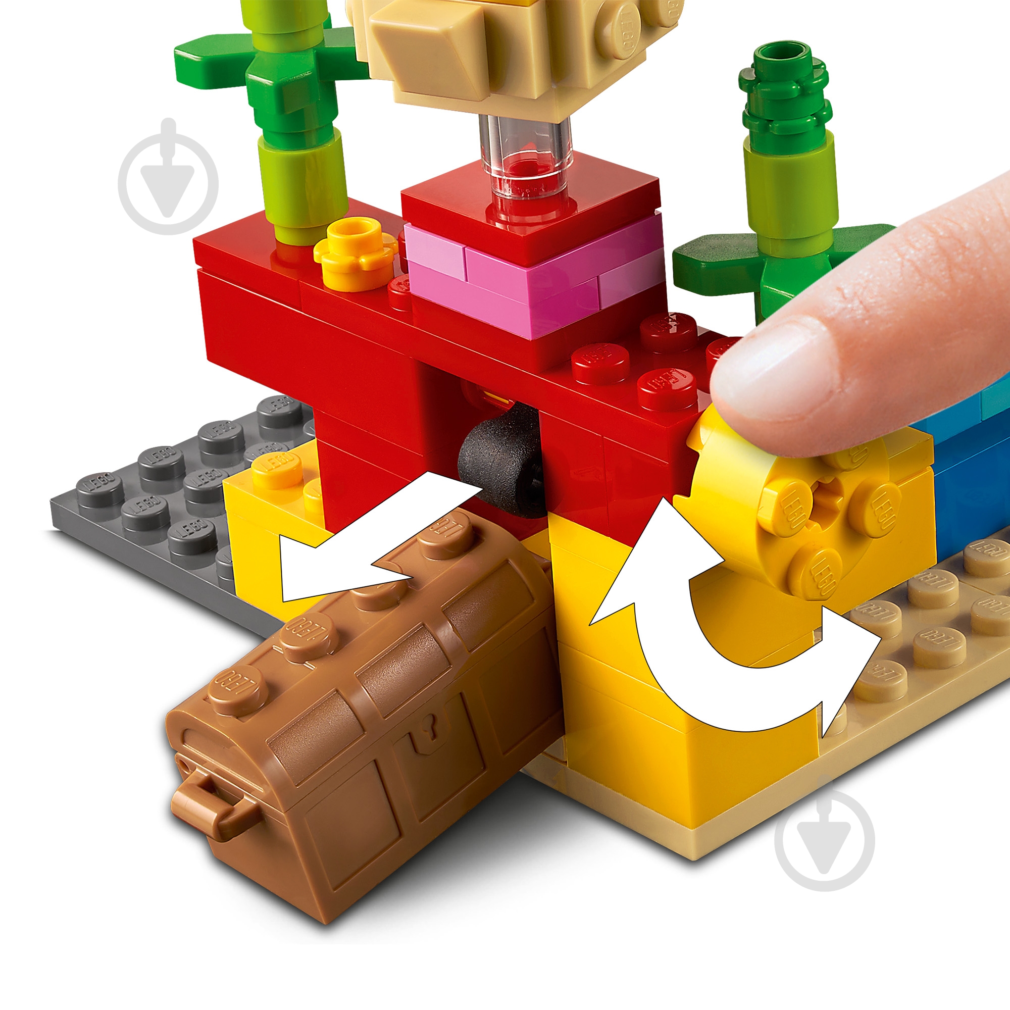 Конструктор LEGO Minecraft Коралловый риф 21164 - фото 5