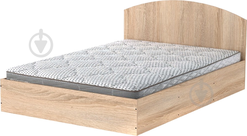 Кровать Компанит 140 140x200 см дуб сонома - фото 1 Кровать Компанит 140 140x200 см дуб сонома - фото 1