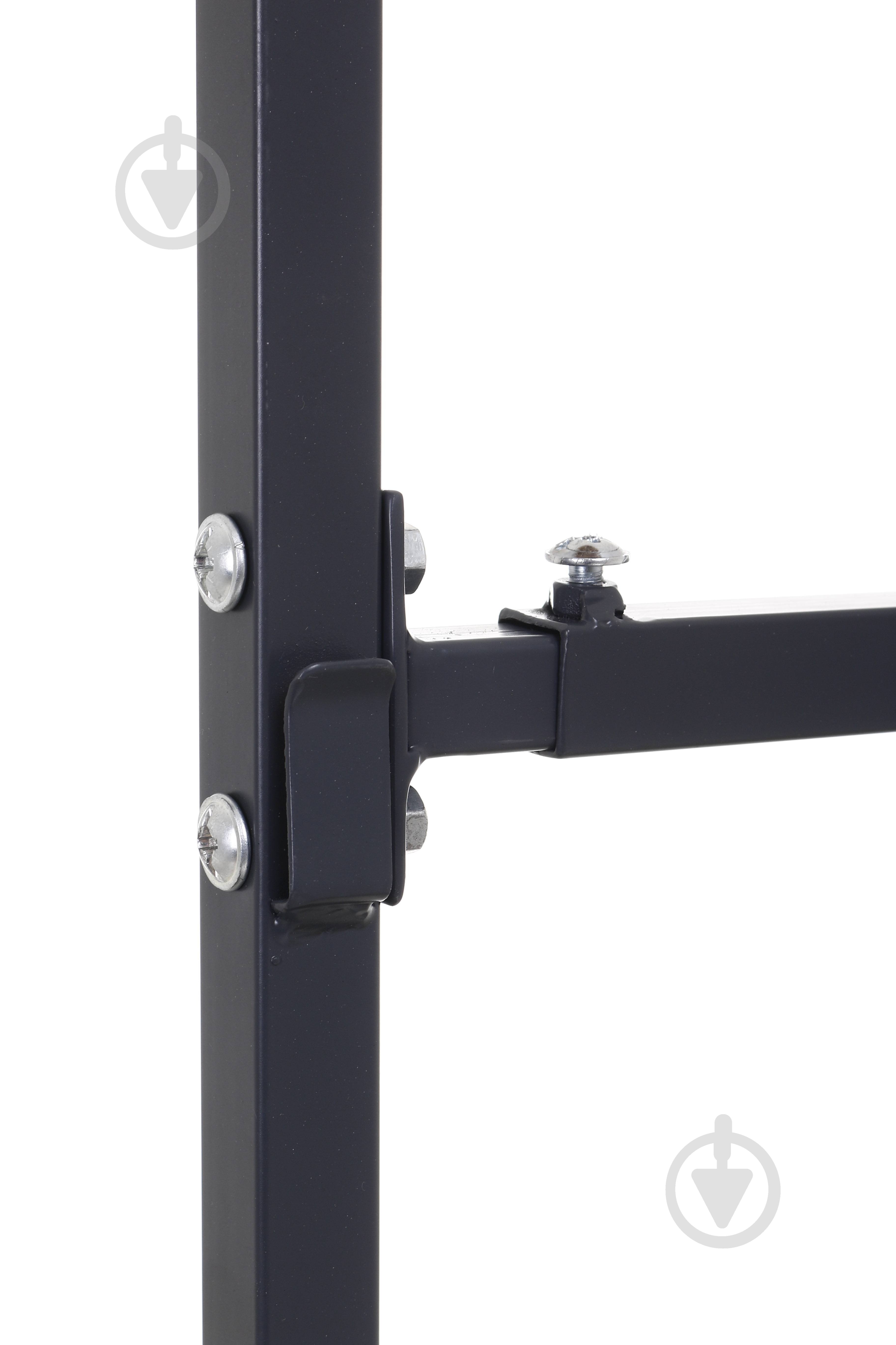 Стойка под сетки универсальная h-1700 мм (графит) серый - фото 4 Стойка под сетки универсальная h-1700 мм (графит) серый - фото 4