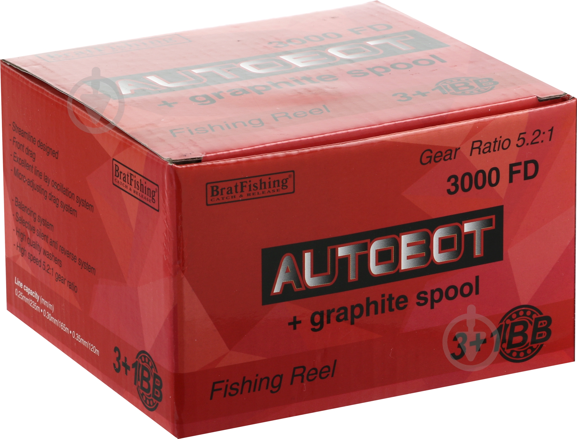 Катушка спиннинговая BratFishing Autobot 3000 - фото 3 Катушка спиннинговая BratFishing Autobot 3000 - фото 3