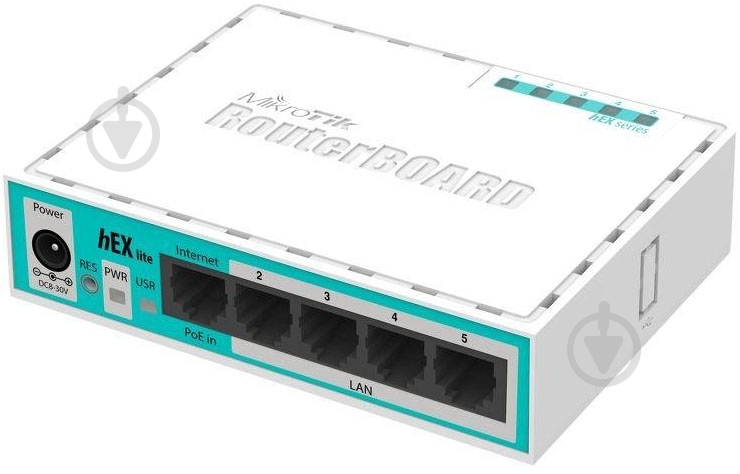 Wi-Fi-роутер Mikrotik RB750R2 HEX LITE - фото 1 Wi-Fi-роутер Mikrotik RB750R2 HEX LITE - фото 1