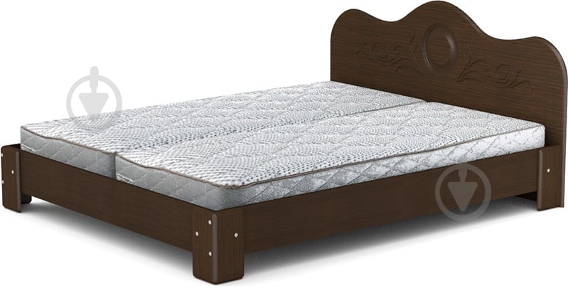 Кровать Компанит 170 МДФ 160x200 см венге - фото 1