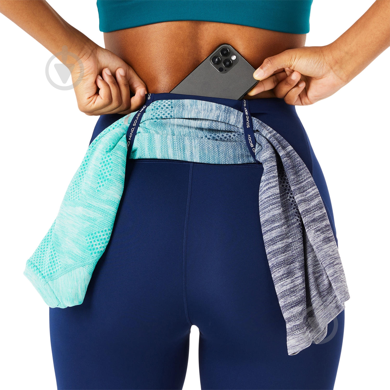 Тайтсы Asics ROAD HIGH WAIST CAPRI TIGHT 2012D006_400 р.L синий - фото 7