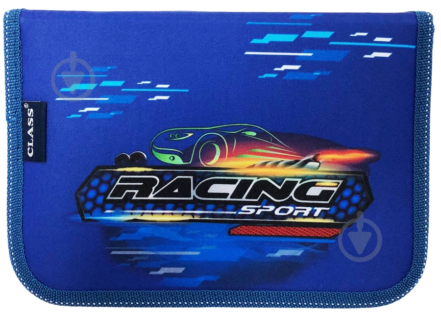 Пенал Racing 210/70D PL 20005 CLASS синий - фото 2