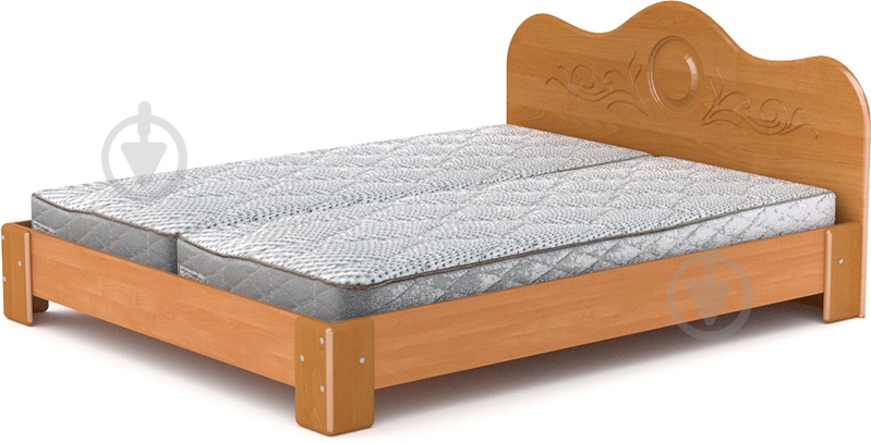 Кровать Компанит 170 МДФ 160x200 см ольха - фото 1 Кровать Компанит 170 МДФ 160x200 см ольха - фото 1