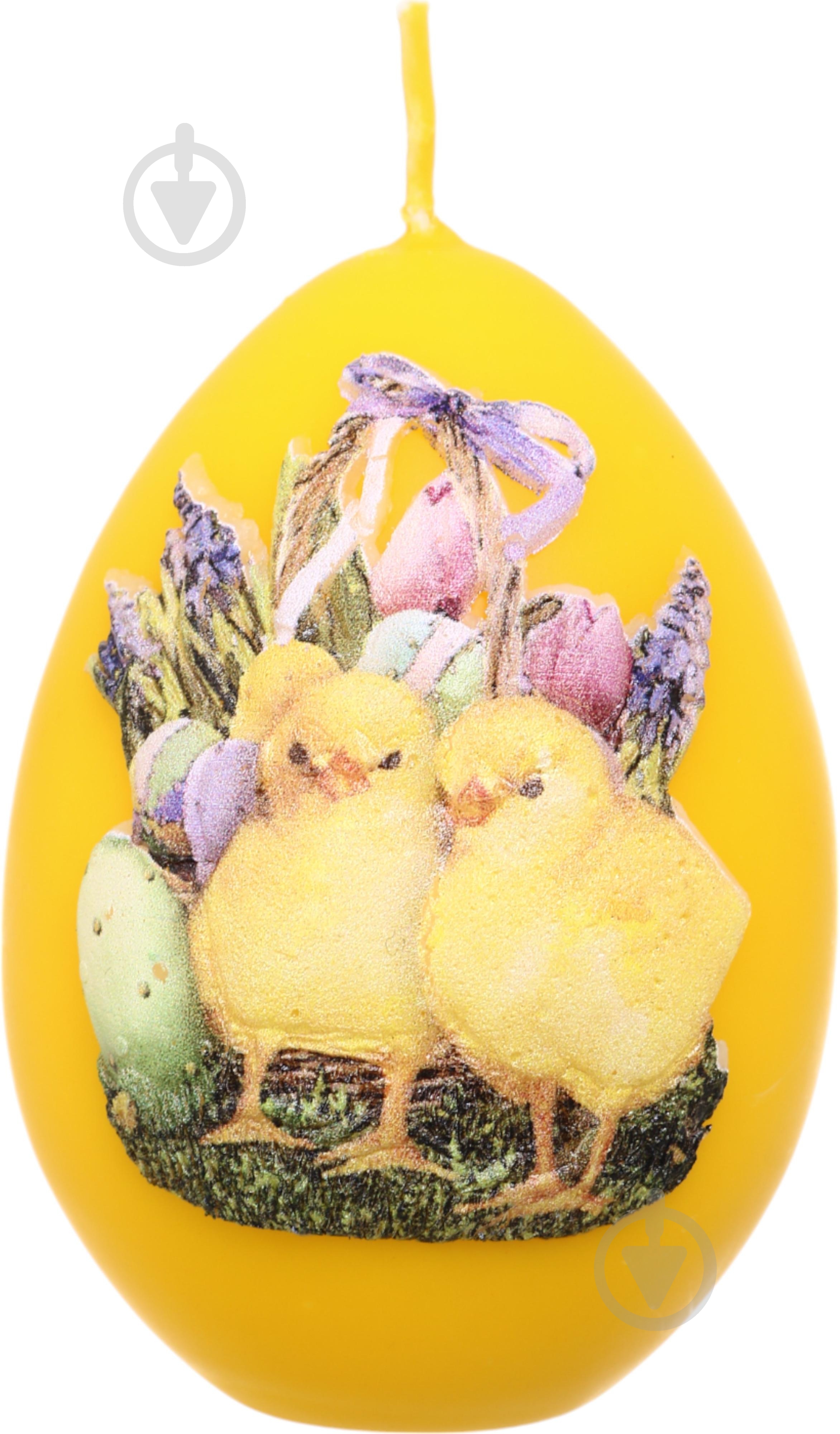 Свеча декоративная яйцо Пасхальное в ассортименте Pako-If - фото 1