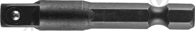 Адаптер GRAPHITE ударный 1/4 Hex-1/4 Square сталь S2 1 шт. 56H555 - фото 1