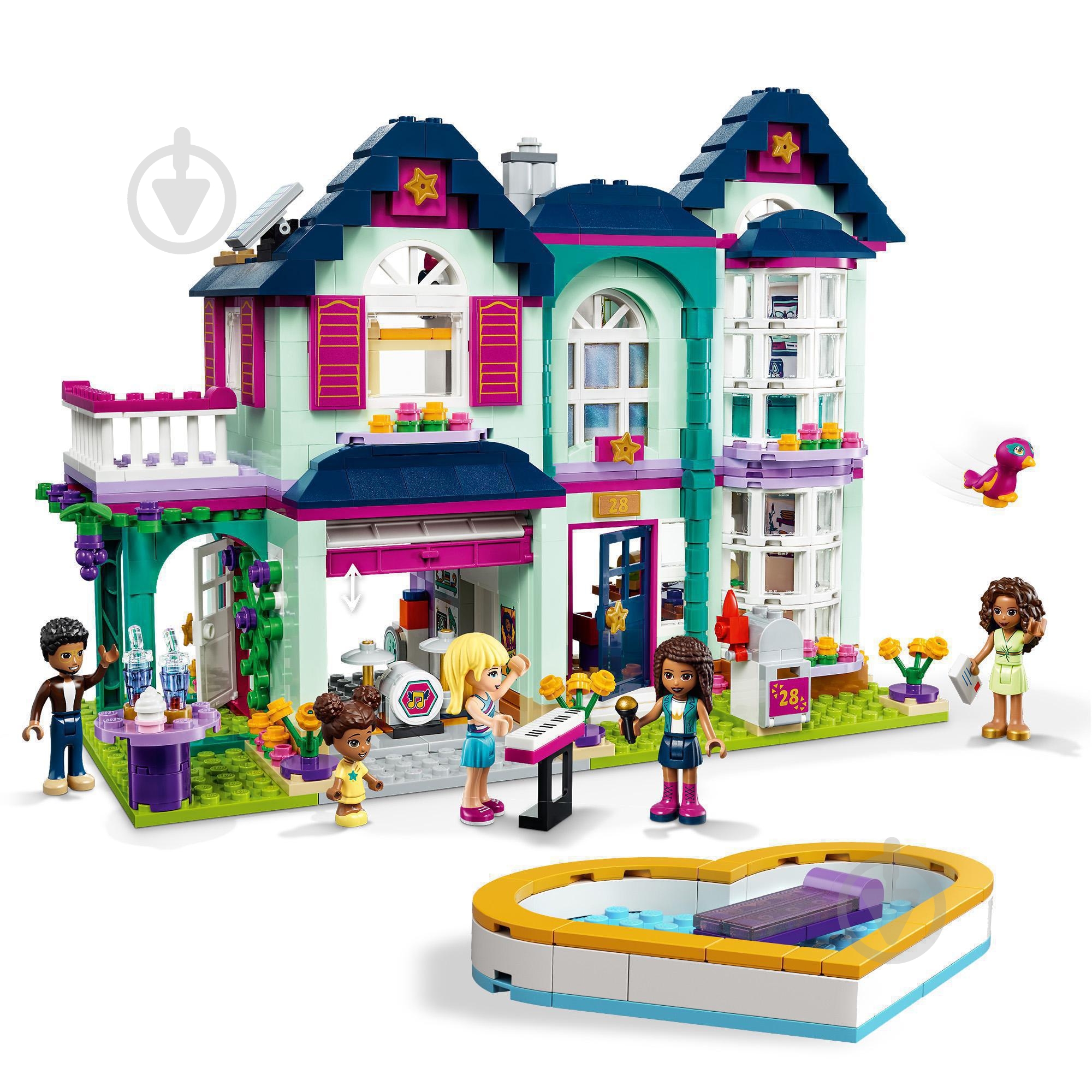 Конструктор LEGO Friends Семейный дом Андреа 41449 - фото 4