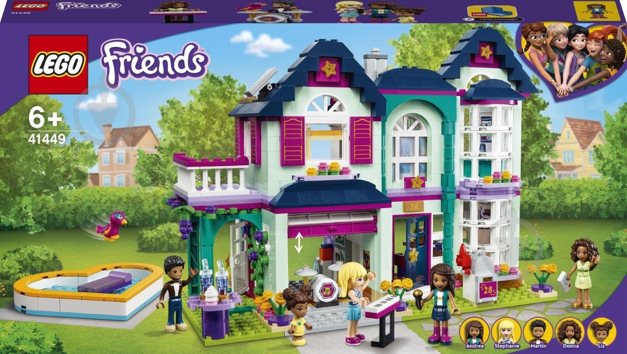 Конструктор LEGO Friends Семейный дом Андреа 41449 - фото 1