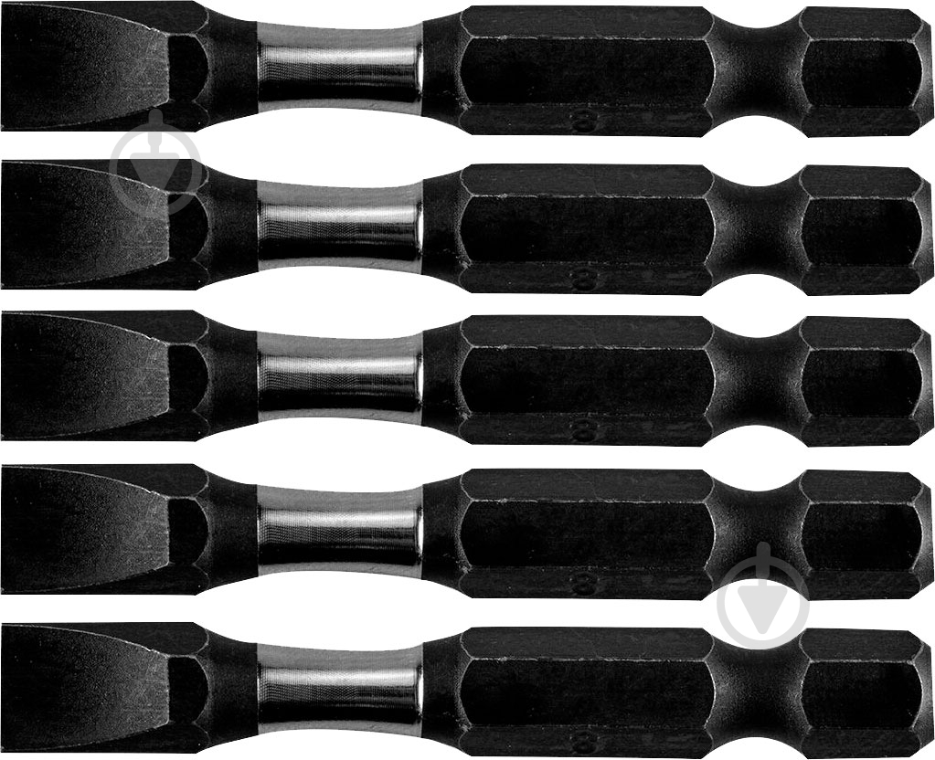Набір біт NEO tools ударні S2 50 мм 5 шт. 09-582 - фото 1