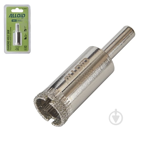 Свердло корончате Alloid 16 мм GS-50016 - фото 1