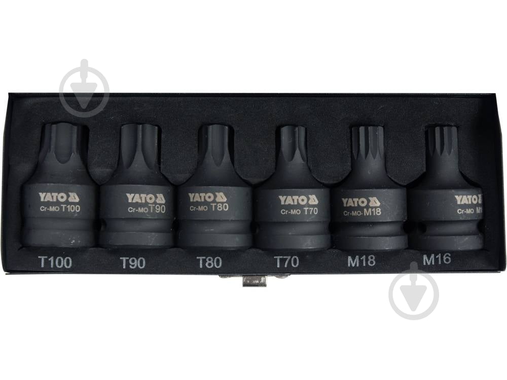 Набор бит YATO 6 шт. YT-10653 - фото 1 Набор бит YATO 6 шт. YT-10653 - фото 1