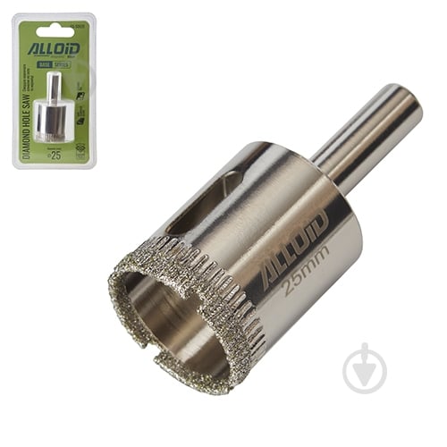 Свердло корончате Alloid 25 мм GS-50025 - фото 1 Свердло корончате Alloid 25 мм GS-50025 - фото 1