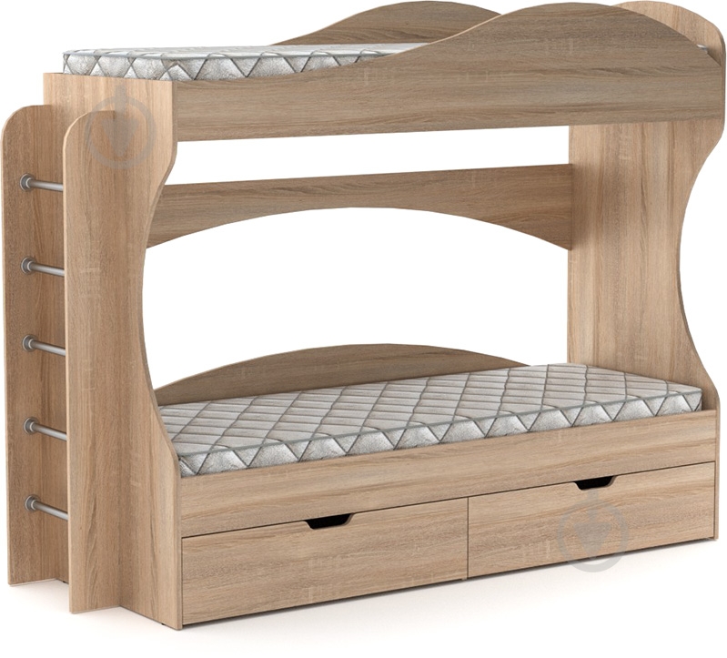 Ліжко Компаніт Бріз 70x190 см дуб сонома - фото 1