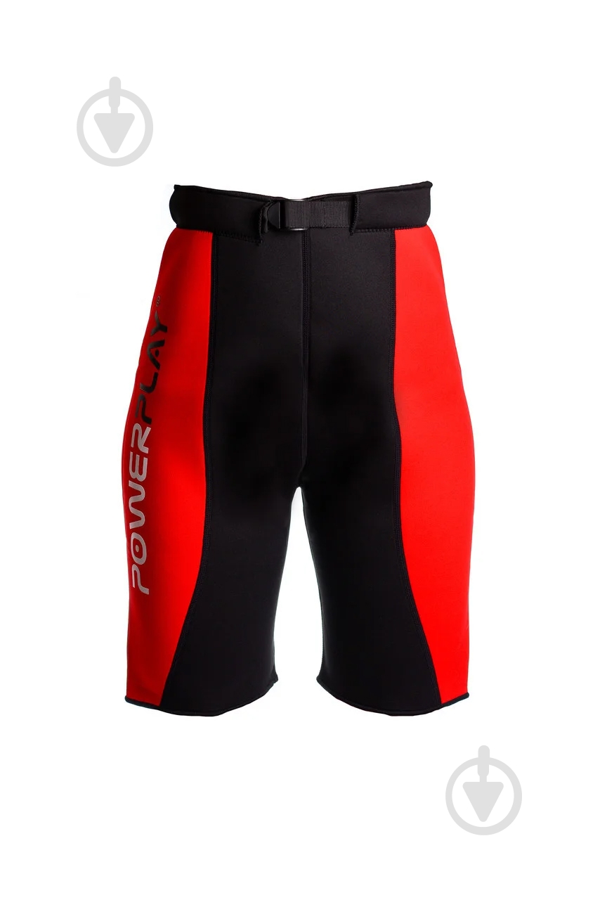 Шорти для схуднення PowerPlay PP_4304_Black/Red_S/M 46x53 см - фото 1