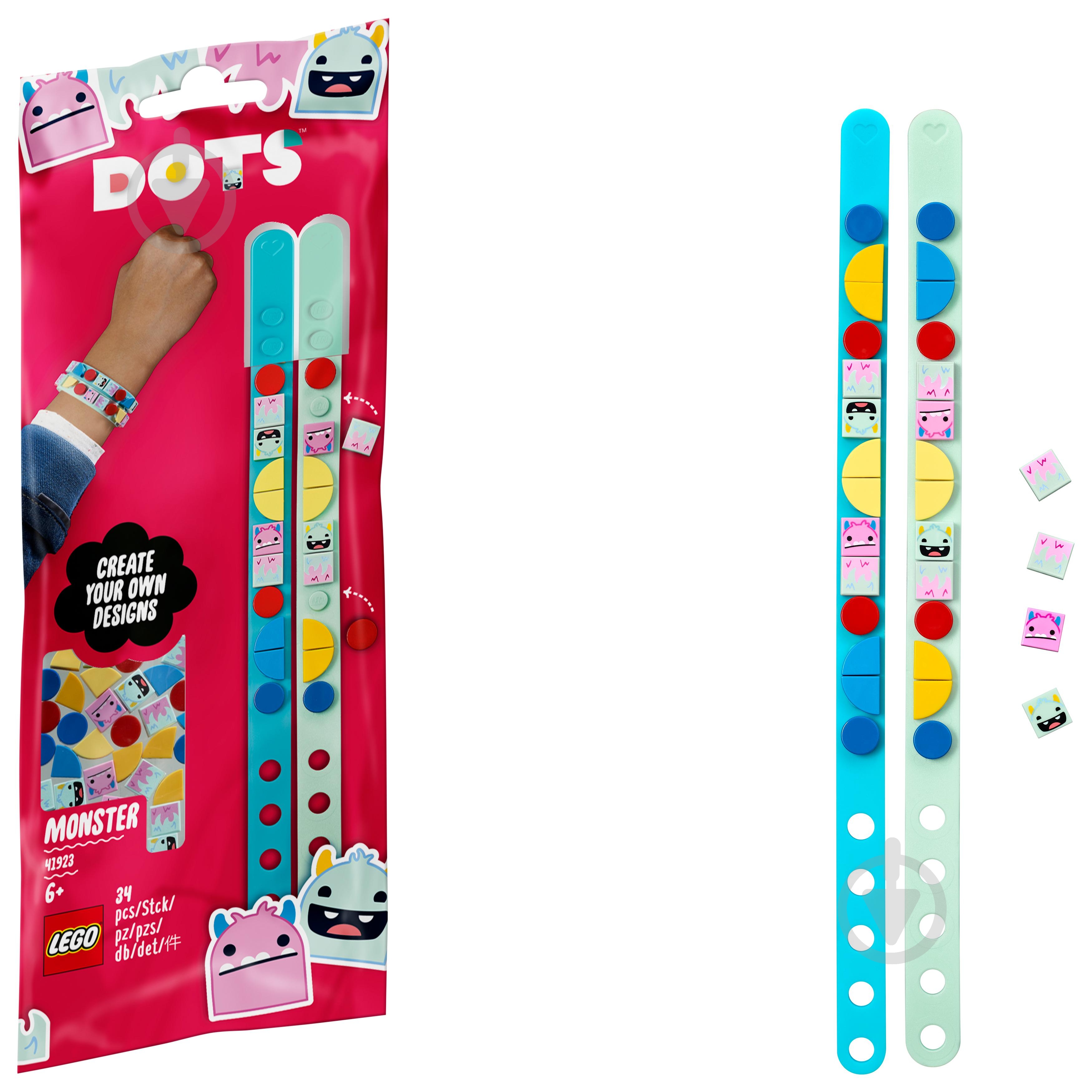 Конструктор LEGO DOTS Браслет монстров 41923 - фото 9 Конструктор LEGO DOTS Браслет монстров 41923 - фото 9