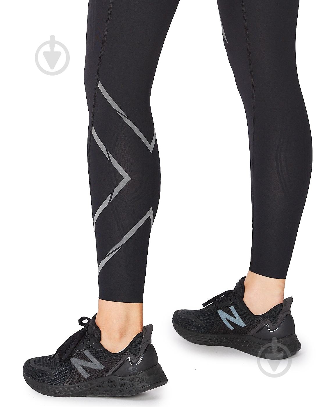 Тайтсы 2XU Light Speed Mid-Rise CompTight WA6523b_BLK/BRF р.S черный - фото 11