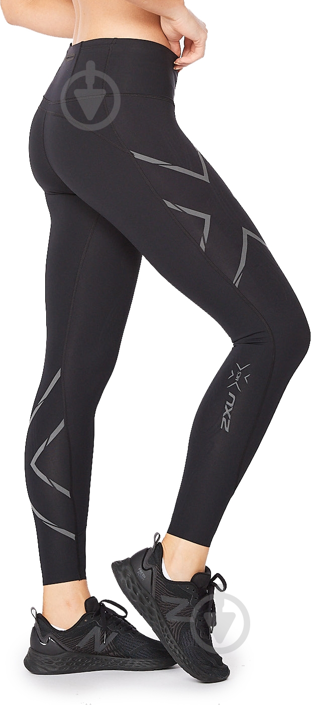 Тайтсы 2XU Light Speed Mid-Rise CompTight WA6523b_BLK/BRF р.S черный - фото 5