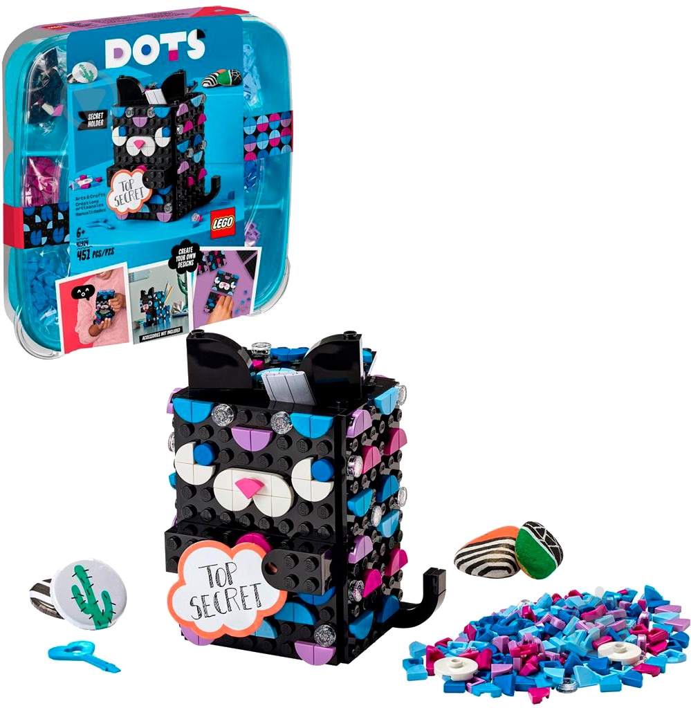Конструктор LEGO DOTS Секретная шкатулка 41924 - фото 9 Конструктор LEGO DOTS Секретная шкатулка 41924 - фото 9