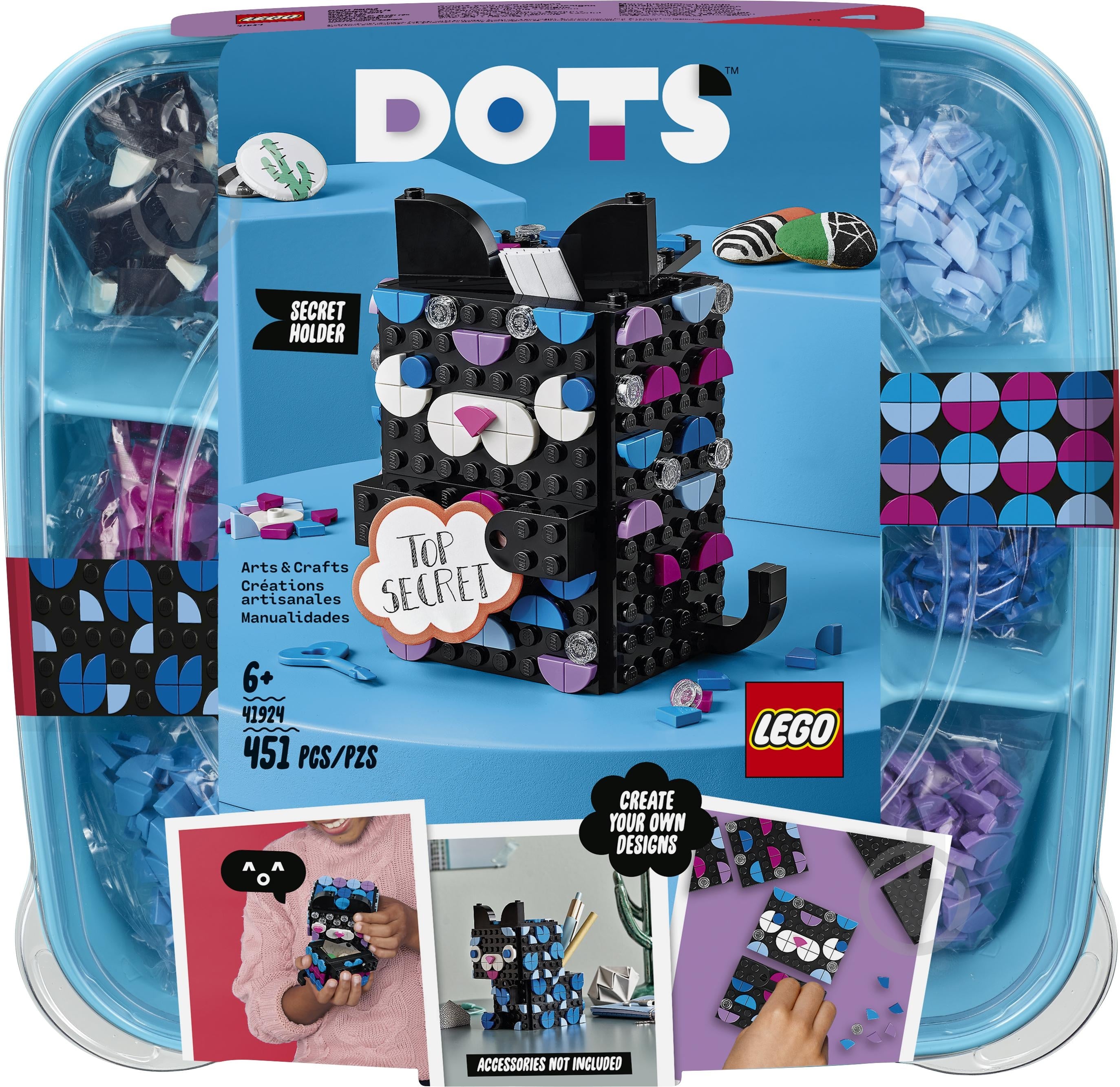 ᐉ Конструктор LEGO DOTS Секретная шкатулка 41924 • Купить в Киеве