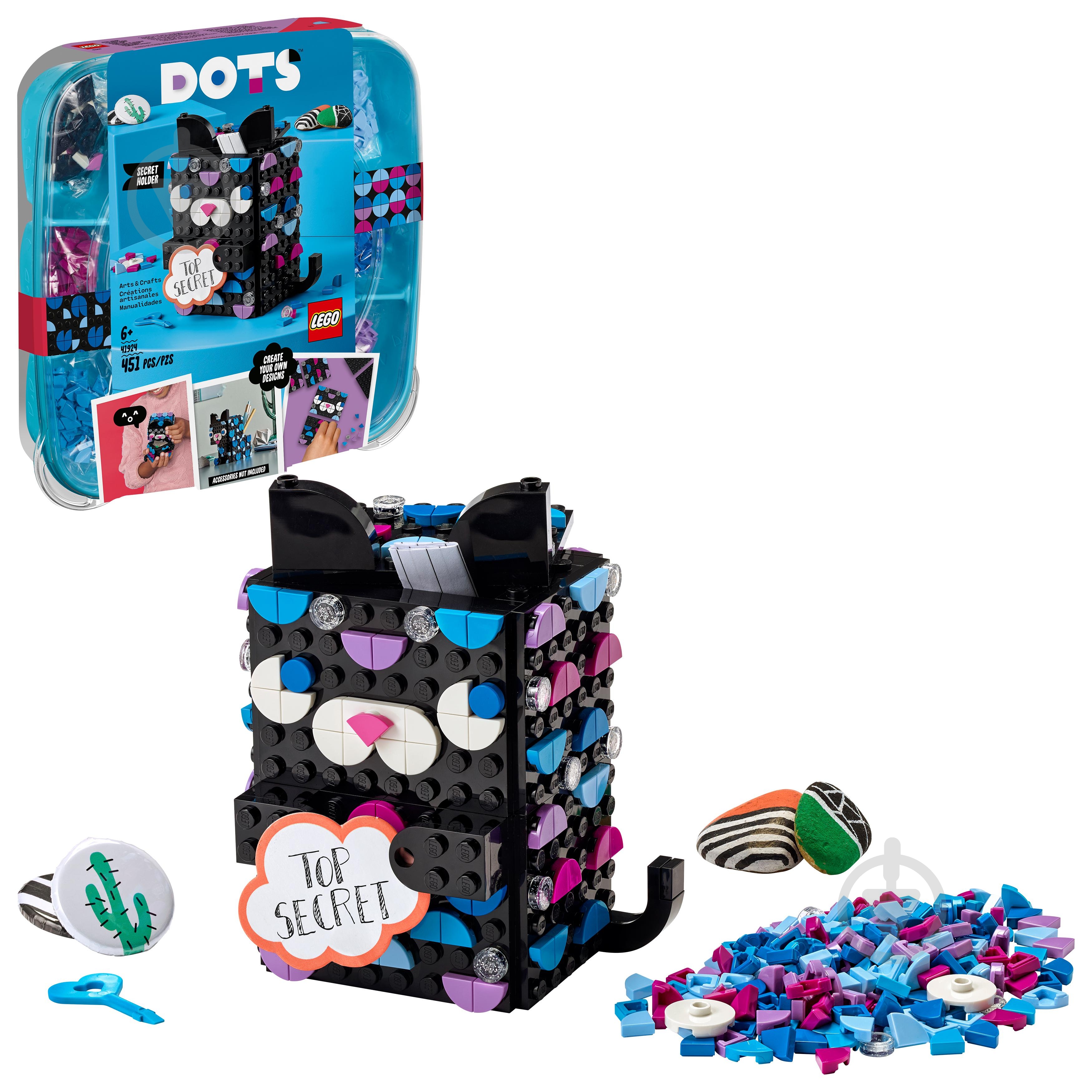Конструктор LEGO DOTS Секретная шкатулка 41924 - фото 8 Конструктор LEGO DOTS Секретная шкатулка 41924 - фото 8