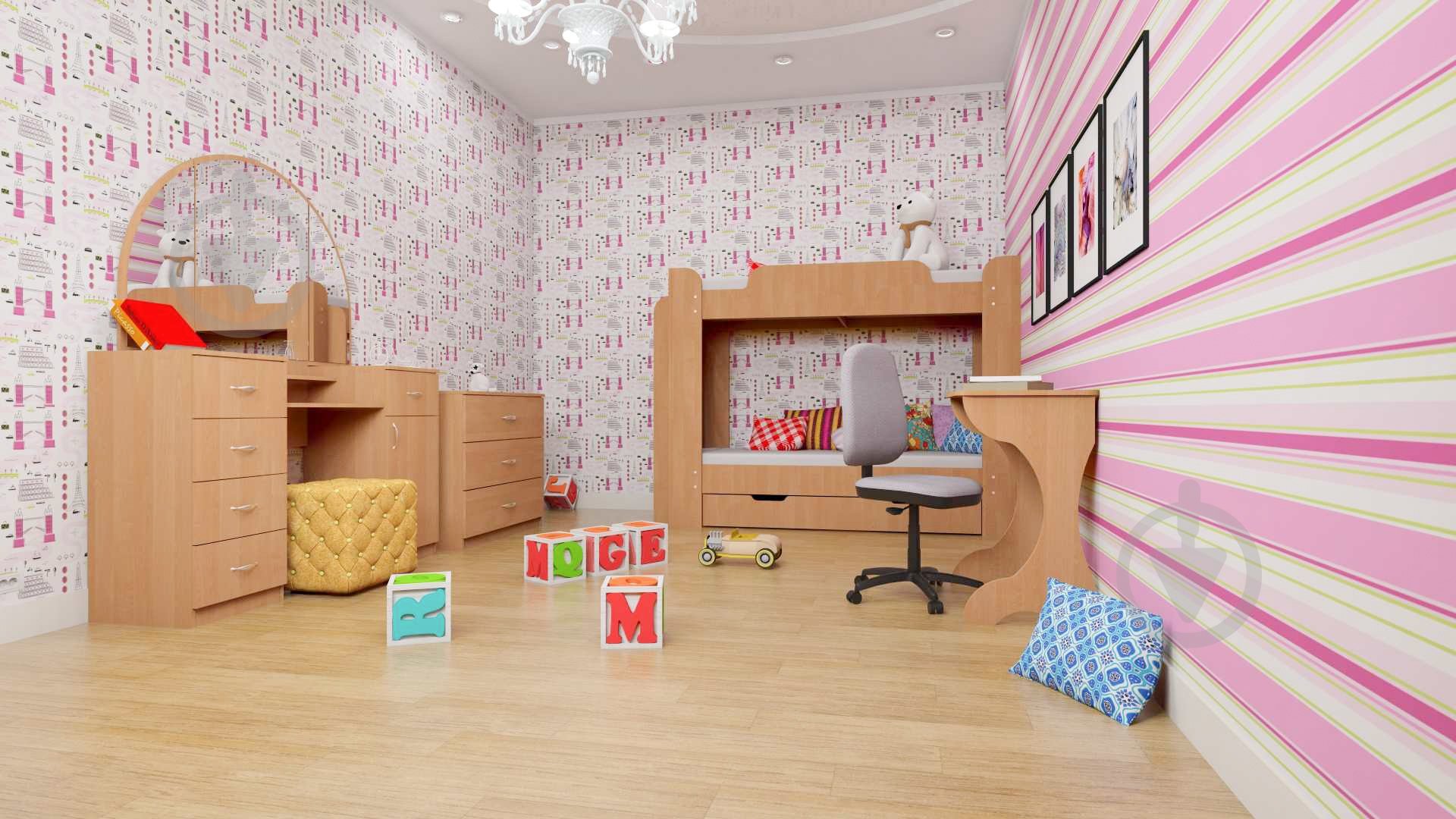 Кровать Компанит Твикс 70x190 см ольха - фото 2 Кровать Компанит Твикс 70x190 см ольха - фото 2