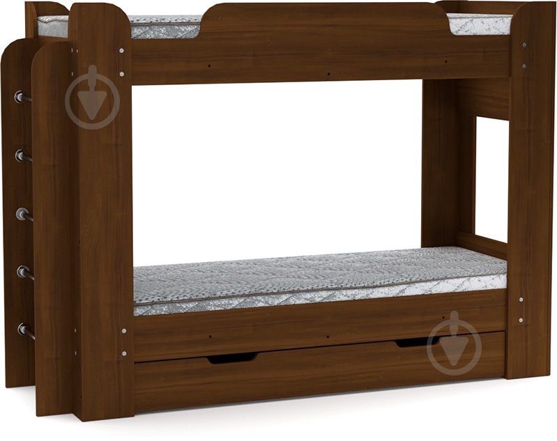 Кровать Компанит Твикс 70x190 см орех экко - фото 1 Кровать Компанит Твикс 70x190 см орех экко - фото 1