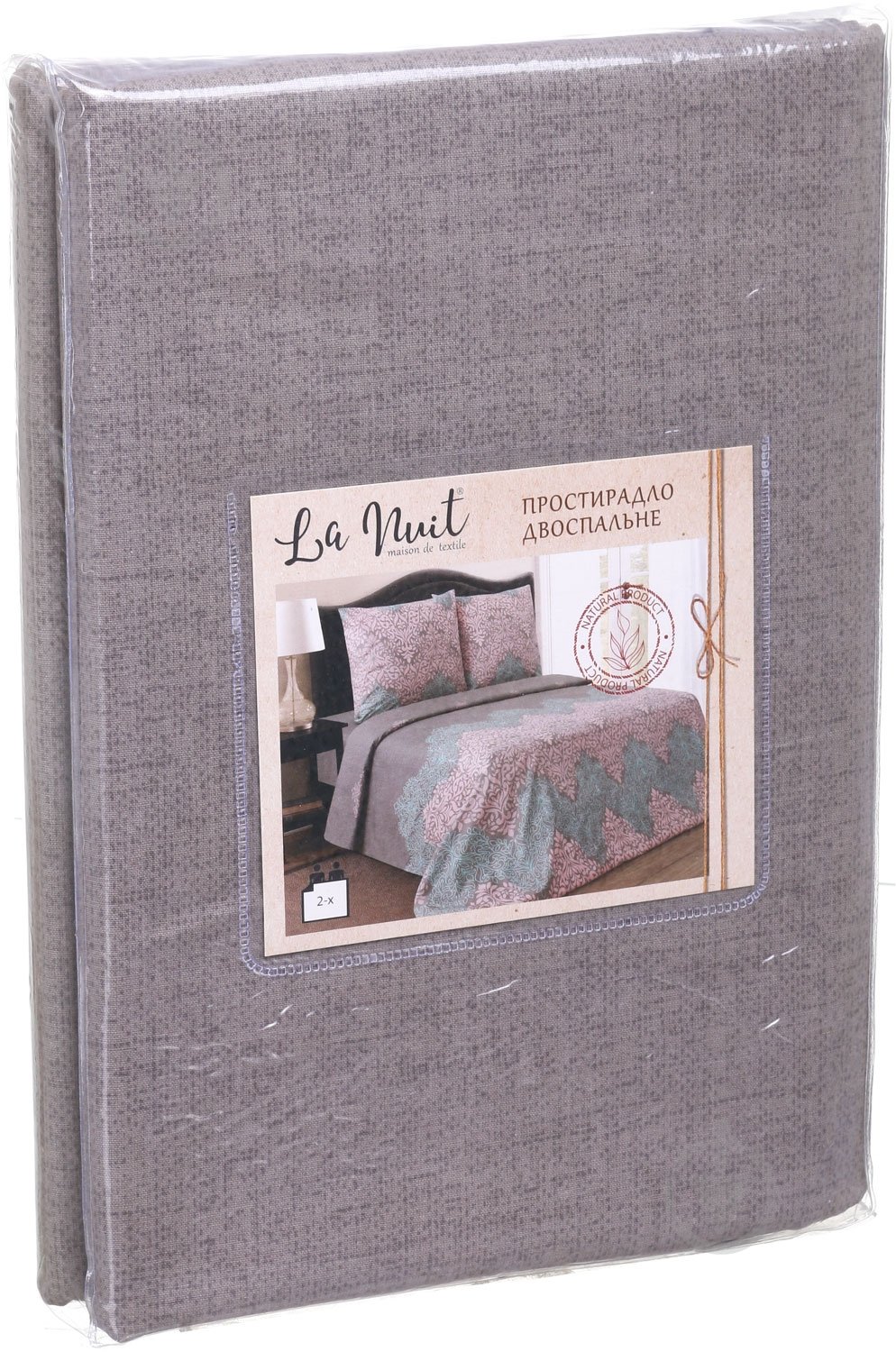 Простынь Basic Метида 220x240 см коричневый La Nuit - фото 3 Простынь Basic Метида 220x240 см коричневый La Nuit - фото 3