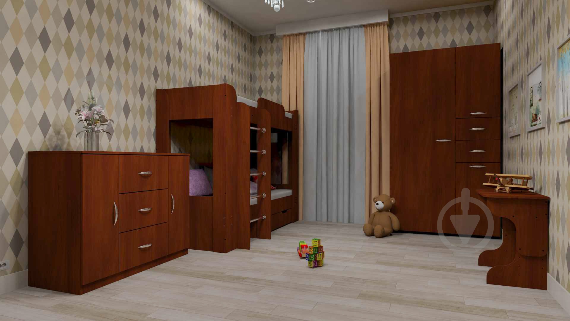 Кровать Компанит Твикс-2 70x190 см венге - фото 2 Кровать Компанит Твикс-2 70x190 см венге - фото 2