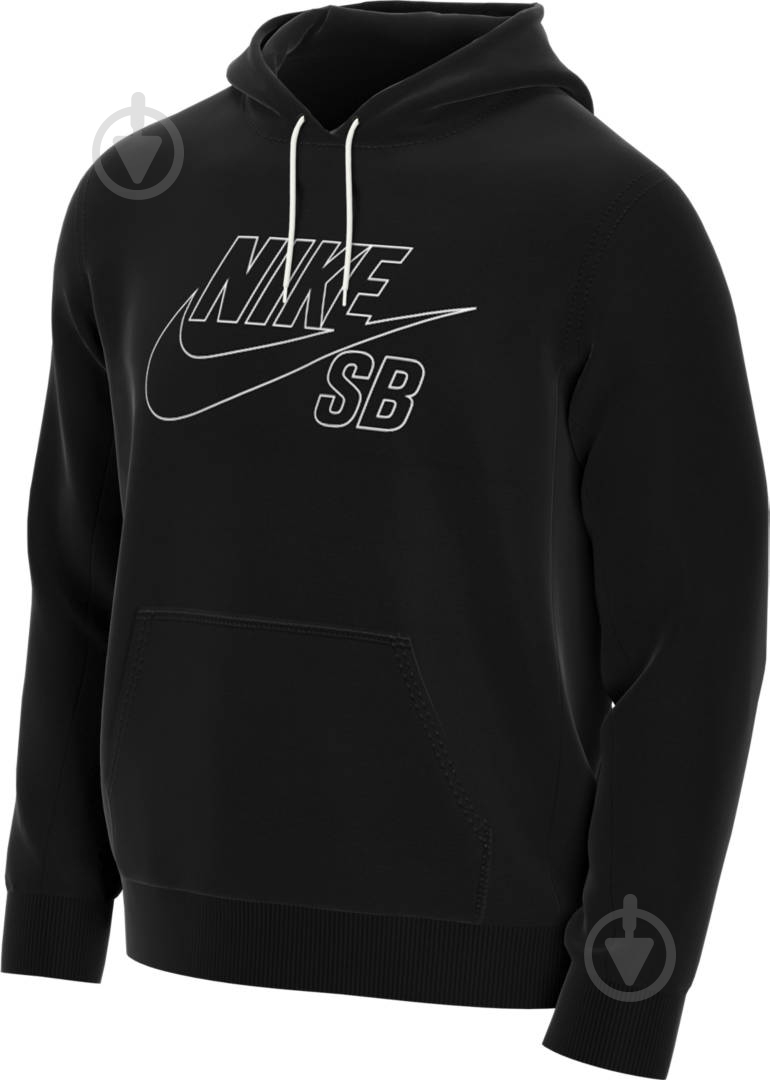 Джемпер Nike M NK SB PO HOODIE EMBROIDERY CI5844-010 р.L черный - фото 3