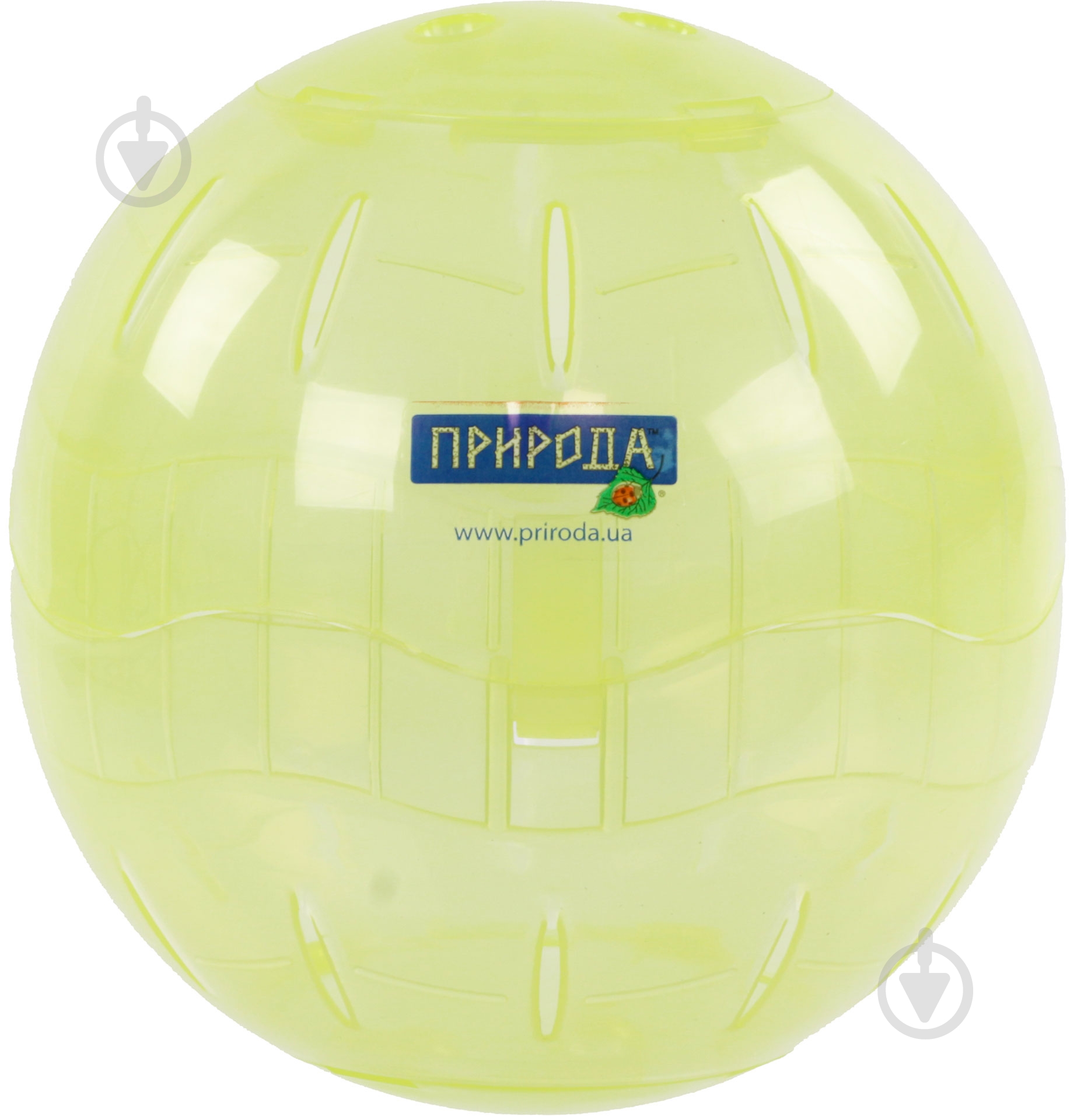 Шар Природа d 19 см желтый - фото 1