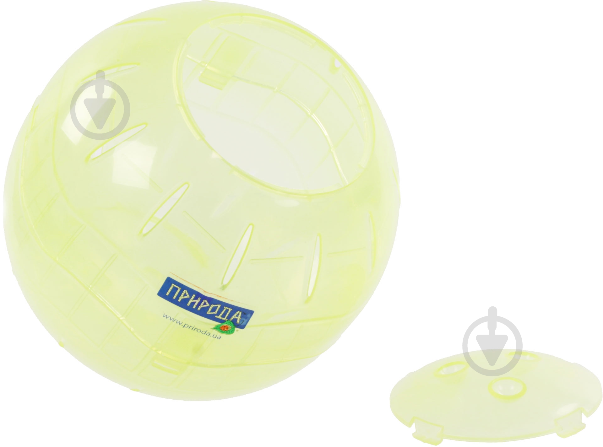 Шар Природа d 19 см желтый - фото 2